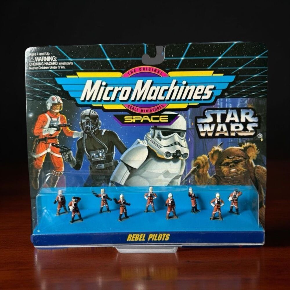 NIP Sealed 1994 Galoob Micro Machines Star Wars: Rebel Pilots Mini Figures C2